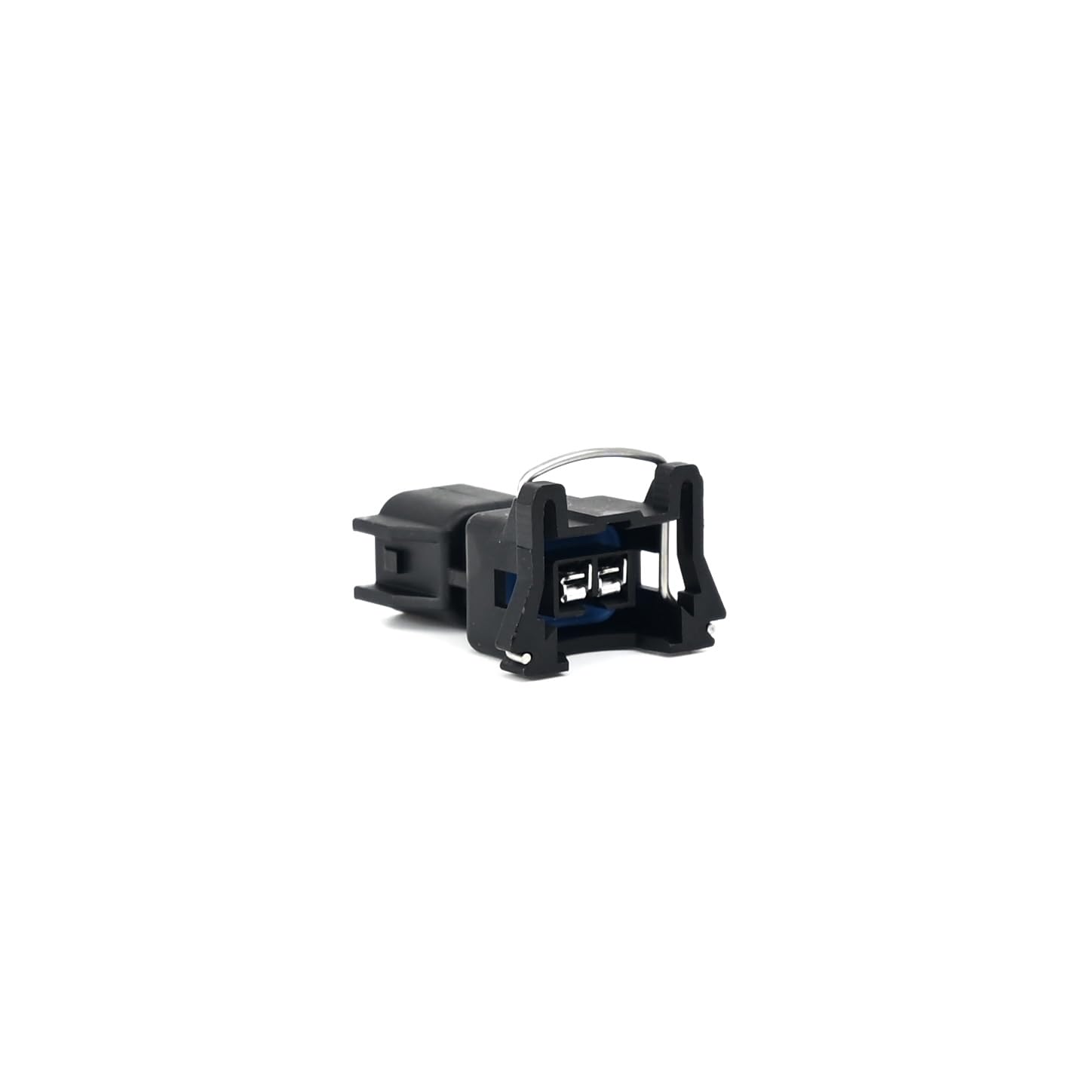 Plug-and-play connection demonstrated on the Michigan Motorsports EV6 to EV1 adapter.