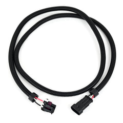 Michigan Motorsports LS front cam extension closeup with secure OEM-style connectors