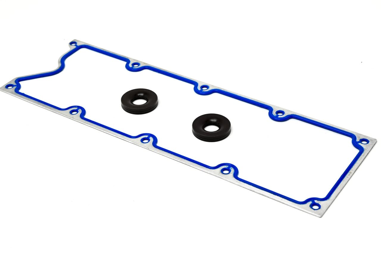 Michigan Motorsports LS valley cover gasket closeup showing precise molded bead for leak prevention.