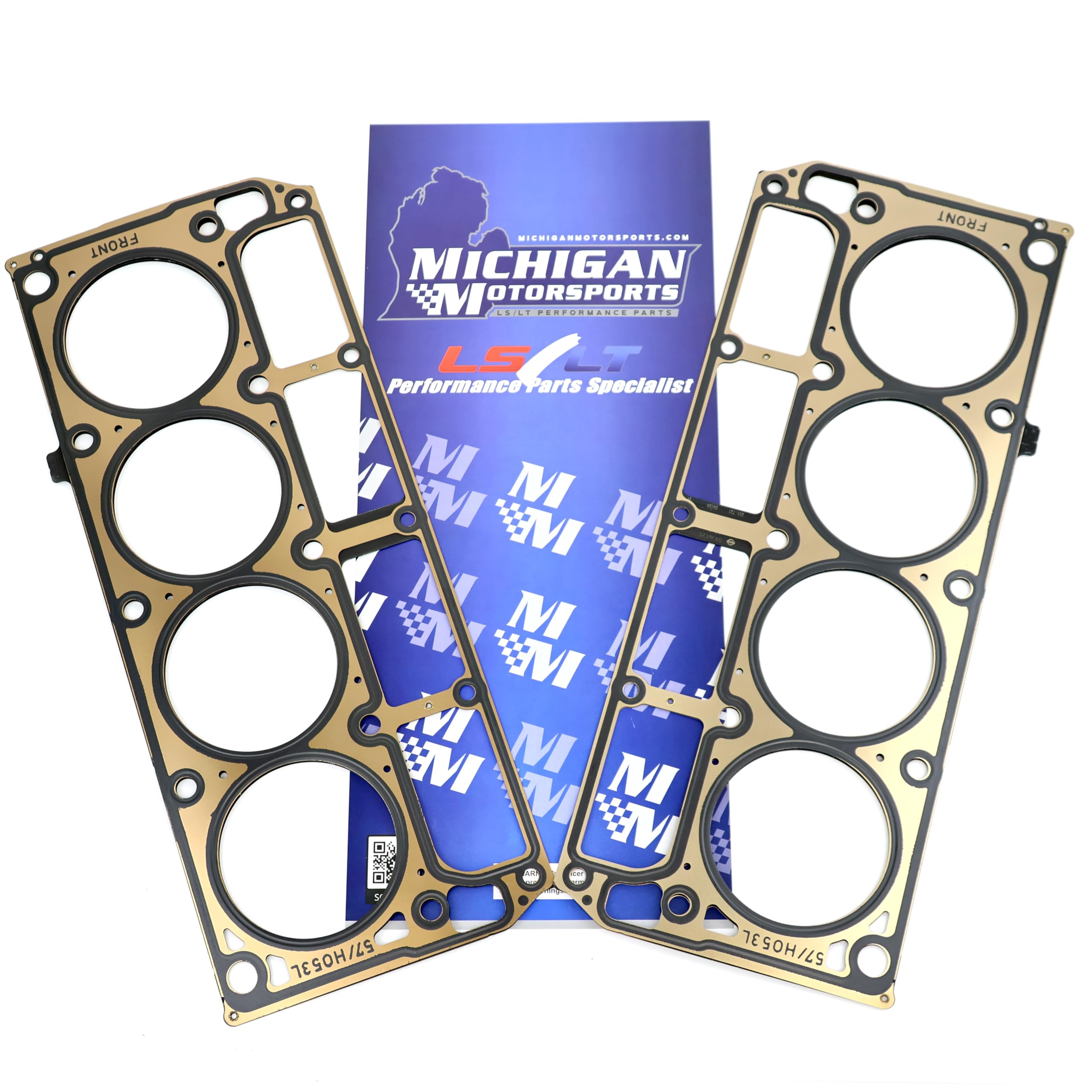 MLS gasket layers close-up showing precise multi-layer steel construction