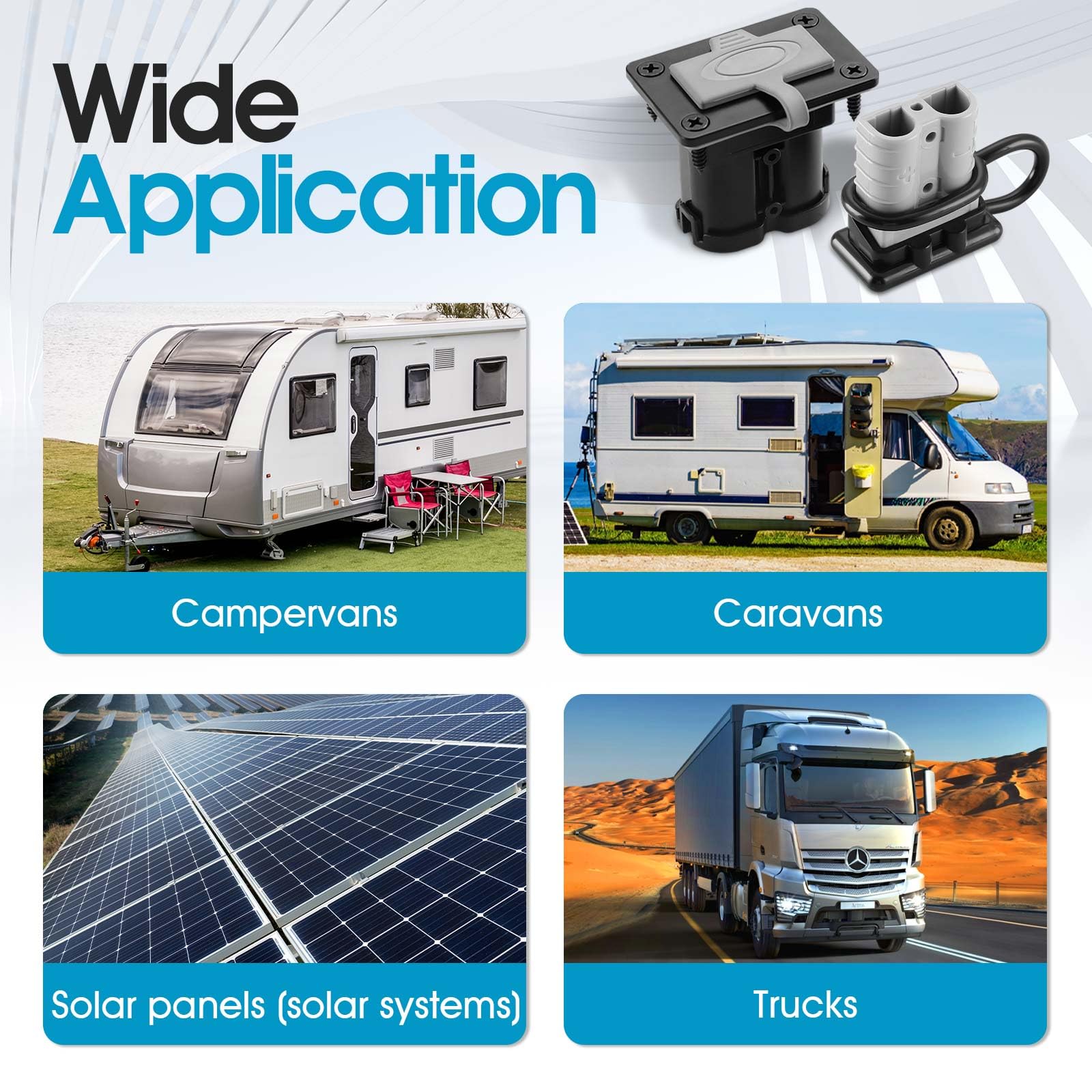 micrl 6-8 AWG cable compatibility ideal for solar RV and boat setups
