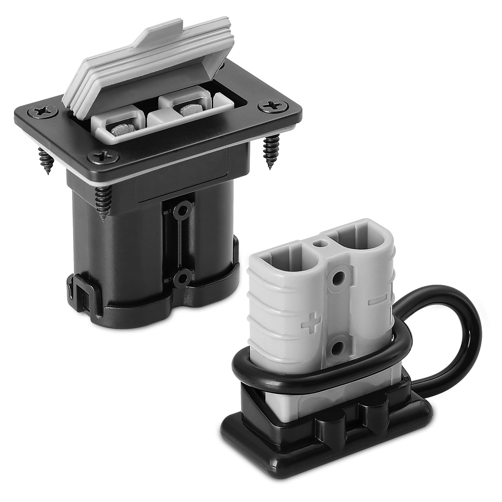 micrl waterproof 50A quick connect panel-mount for marine power