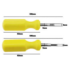 Micro Traders wire-terminal extractor in use for safe car electrical work.
