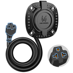 MICTUNING 20A 125V AC port plug enables broad shore power compatibility.
