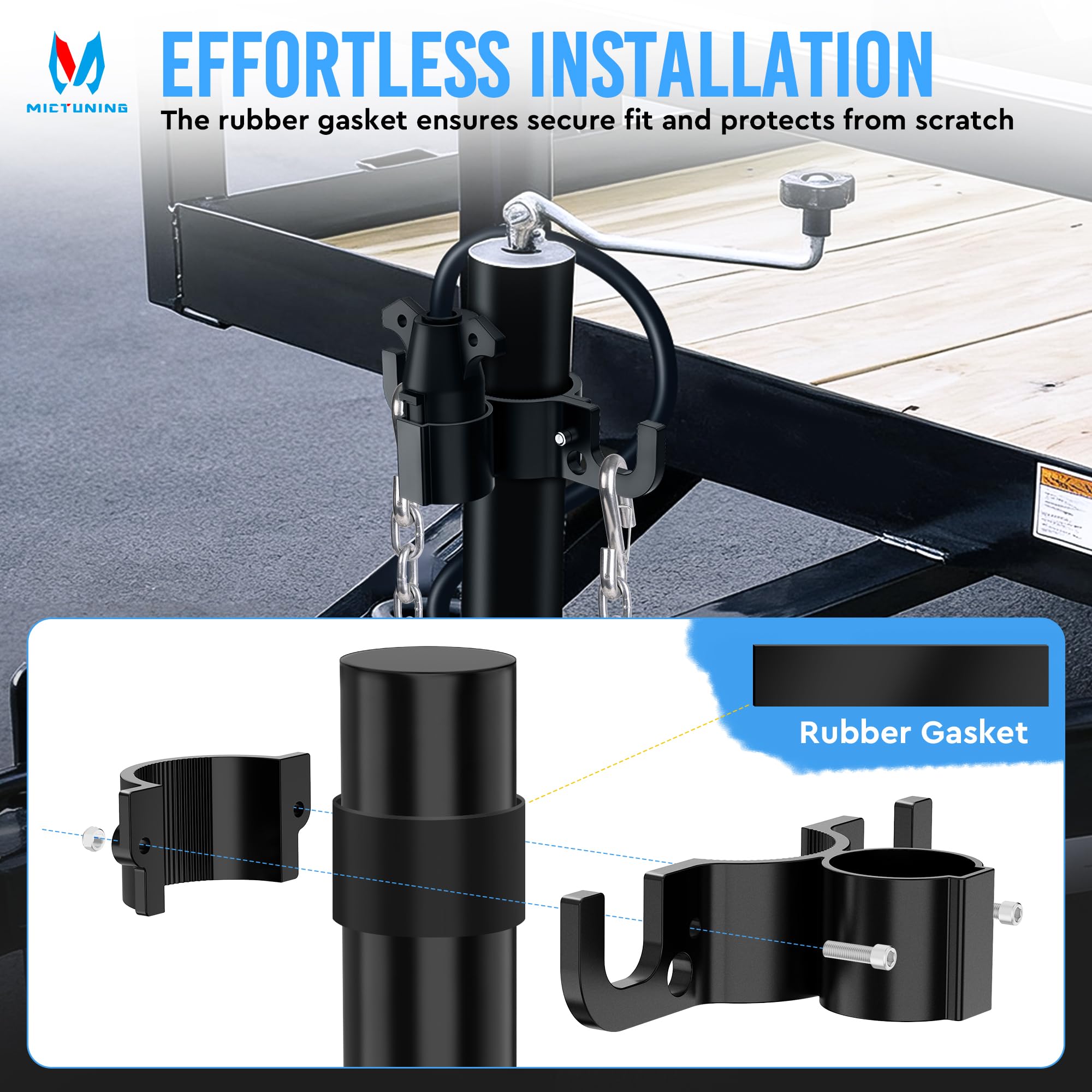MICTUNING anti-rust aluminum construction for durability in harsh conditions.
