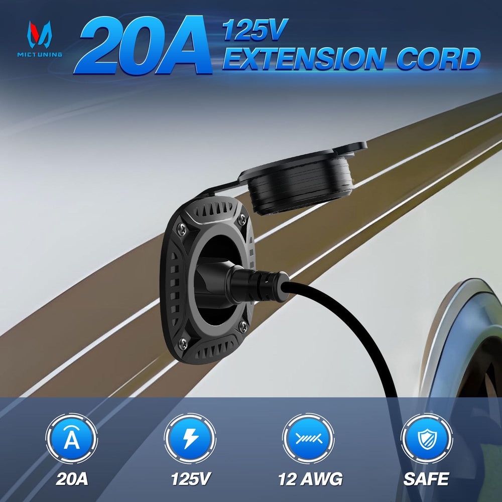 MICTUNING durable inlet resists weather for rugged outdoor use.