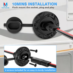MICTUNING PVC insulation jacket withstands heat and weather conditions
