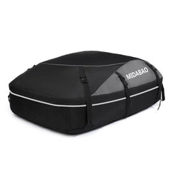 MIDABAO 20-cubic-foot roof bag overview on car, expanding cargo capacity.