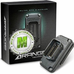 Midwest Aftermarket Range DFM Disabler Module front view showing compact, plug-and-play form for smoother V8 power