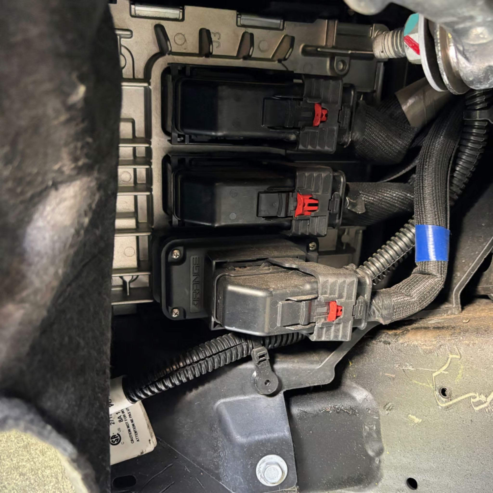 Packaging of the Range DFM Disabler Module with Midwest Aftermarket decal visible