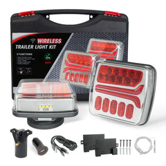 MIEFL wireless trailer lights kit with magnetic base for fast installation