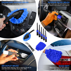 MIANYINGR wheel and tire brush for quick grime removal.