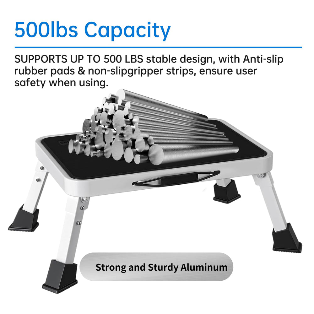 Mifami RV Step Stool all-metal construction designed for durable daily use.
