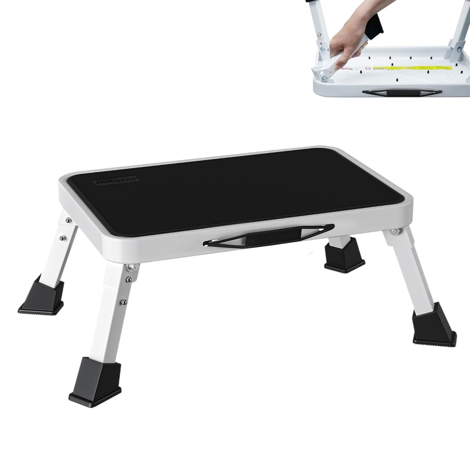Mifami RV Step Stool folded compact for easy storage and quick reach.