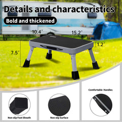 Mifami strong metal construction supports up to 500 pounds during use.