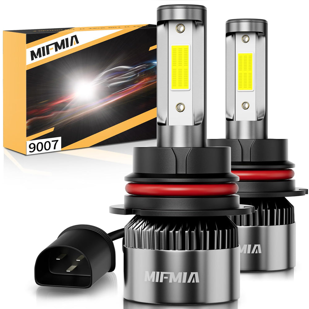 MIFMIA bulbs 6500K cool white illuminate trails with sharp contrast.