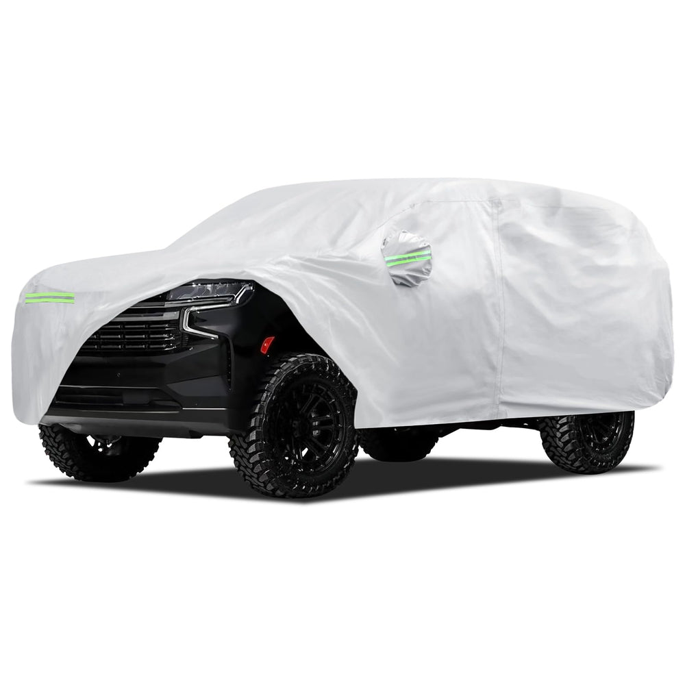 Migaven Suburban cover front view with waterproof exterior protection against rain and dust