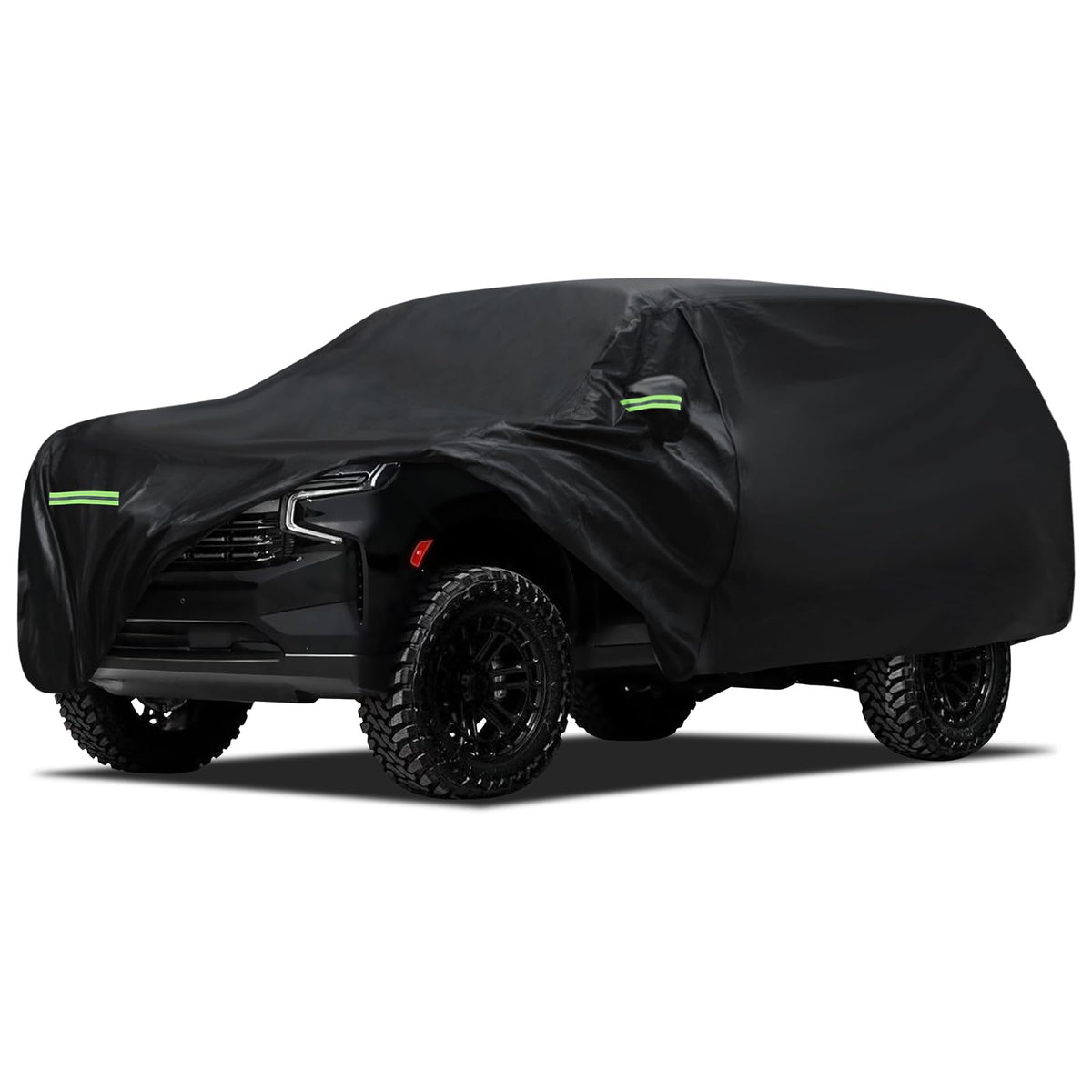 Migaven Suburban waterproof cover front view protects from rain and sun.