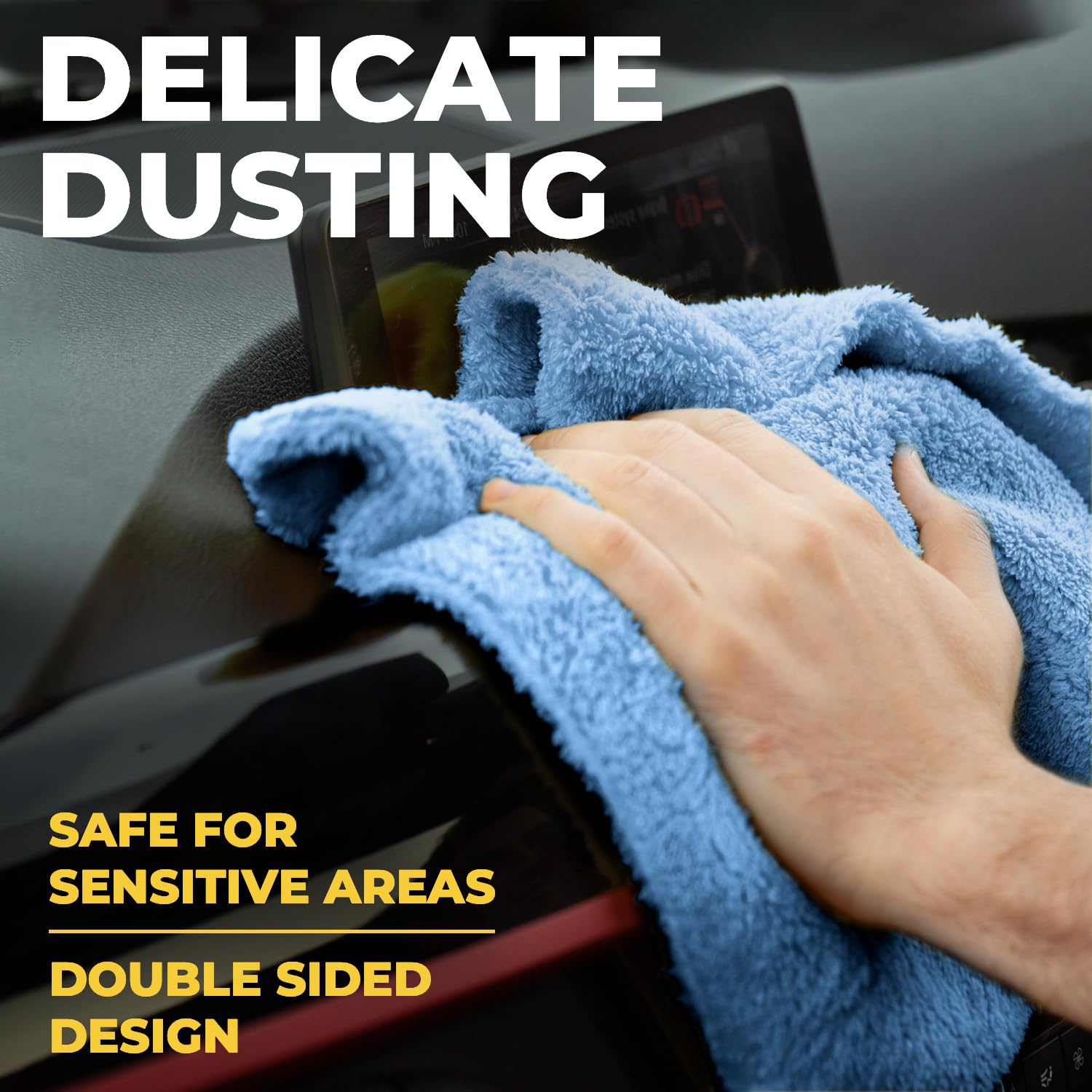 Mighty Cleaner 6-pack car towels provides value for car, boat, and home detailing.
