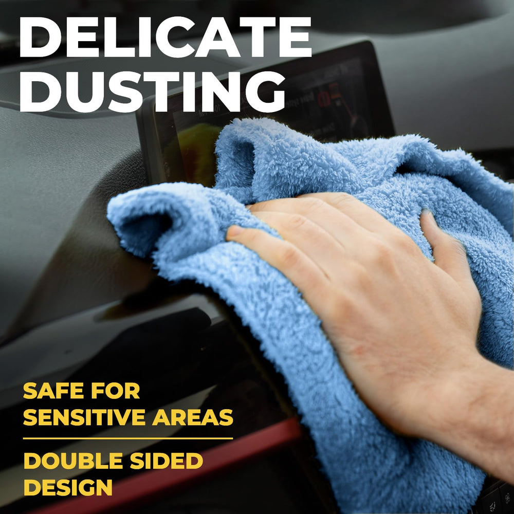 Mighty Cleaner durable reusable microfiber towel designed for long-term detailing.