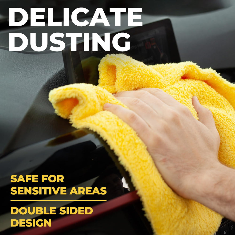 Mighty Cleaner durable reusable microfiber towels withstand frequent use