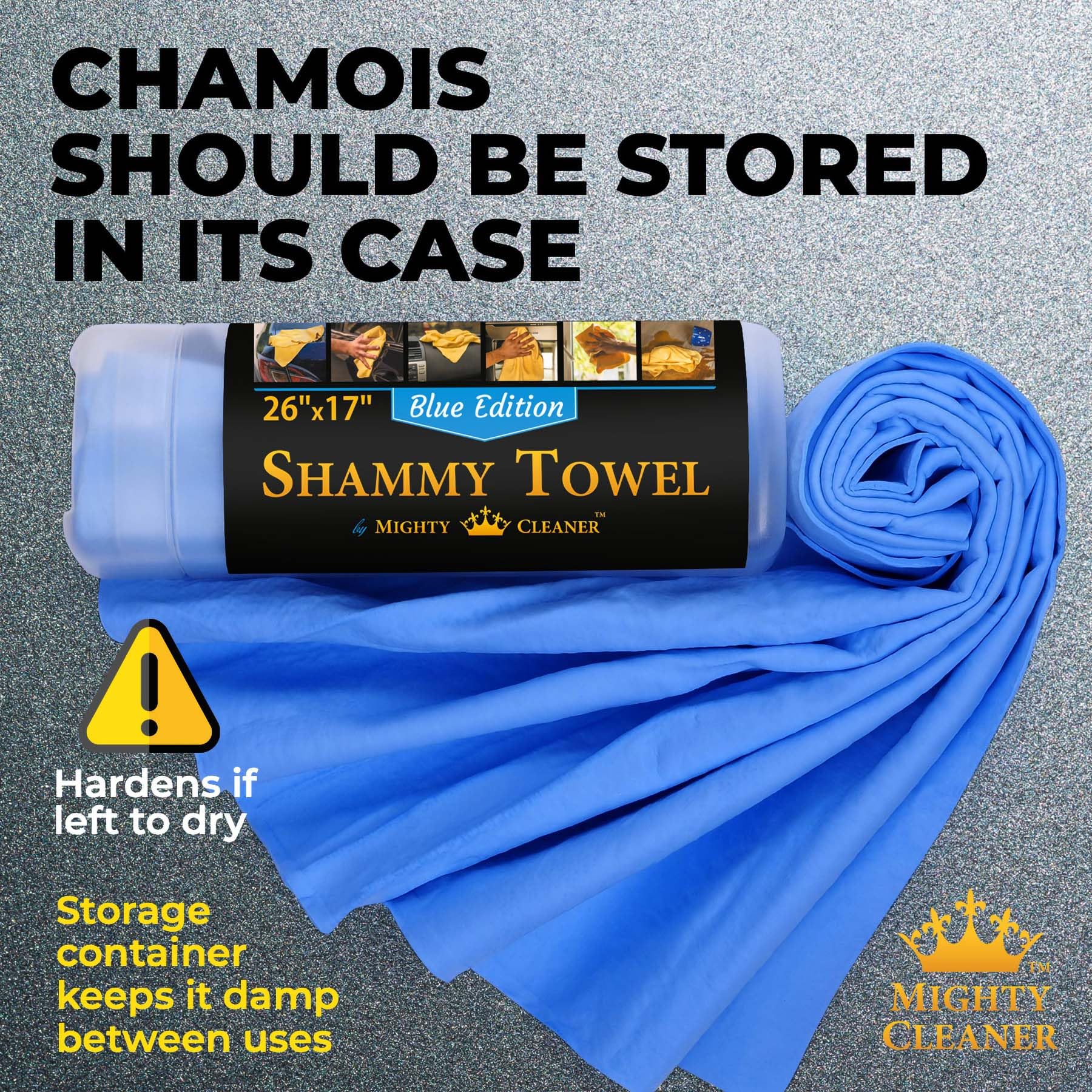 Mighty Cleaner large 26x17 size covers wide drying areas efficiently.
