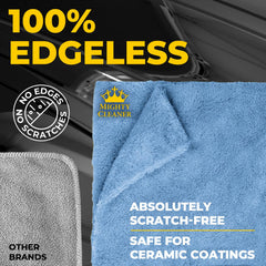 Mighty Cleaner multipurpose interior towel designed to reach dashboards and screens without scratches.