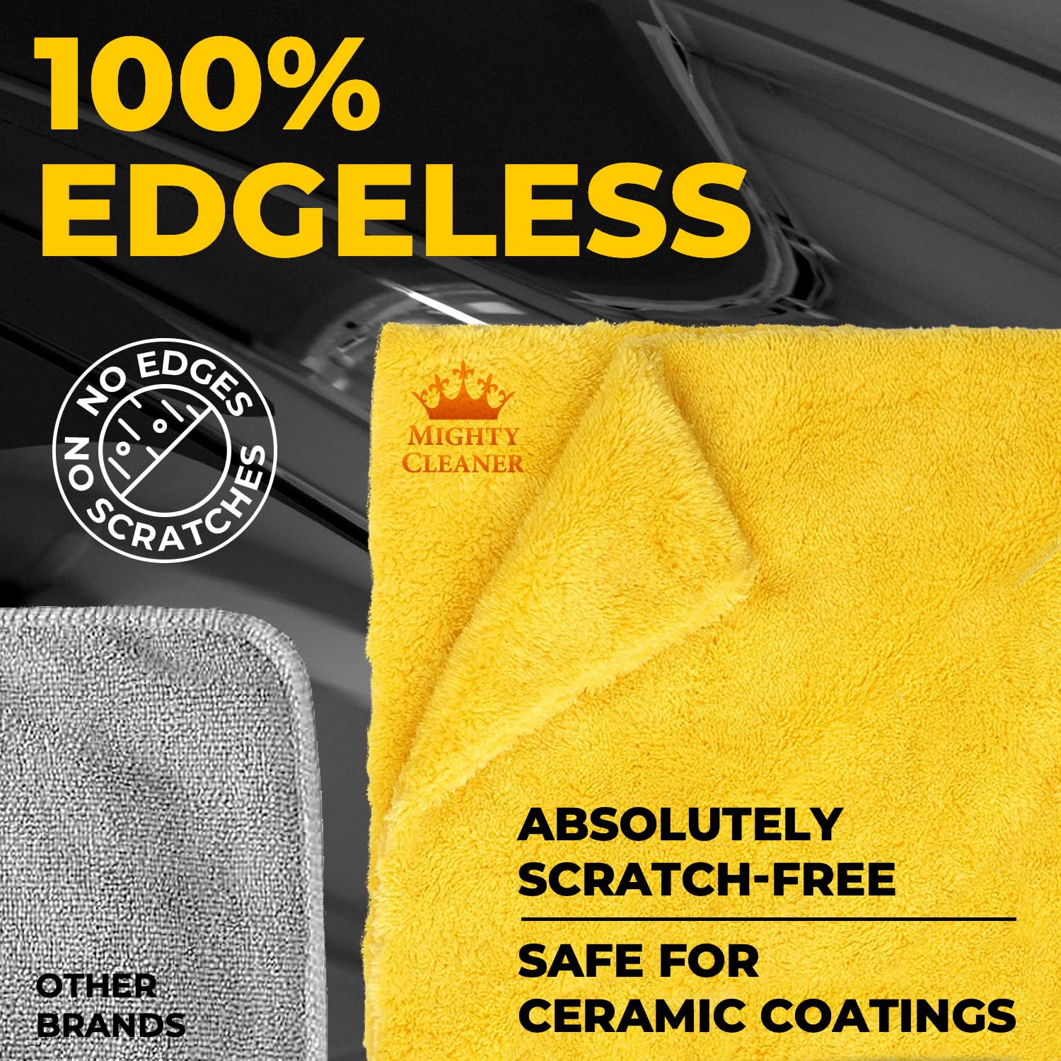 Mighty Cleaner multipurpose microfiber cloths for interior and exterior use