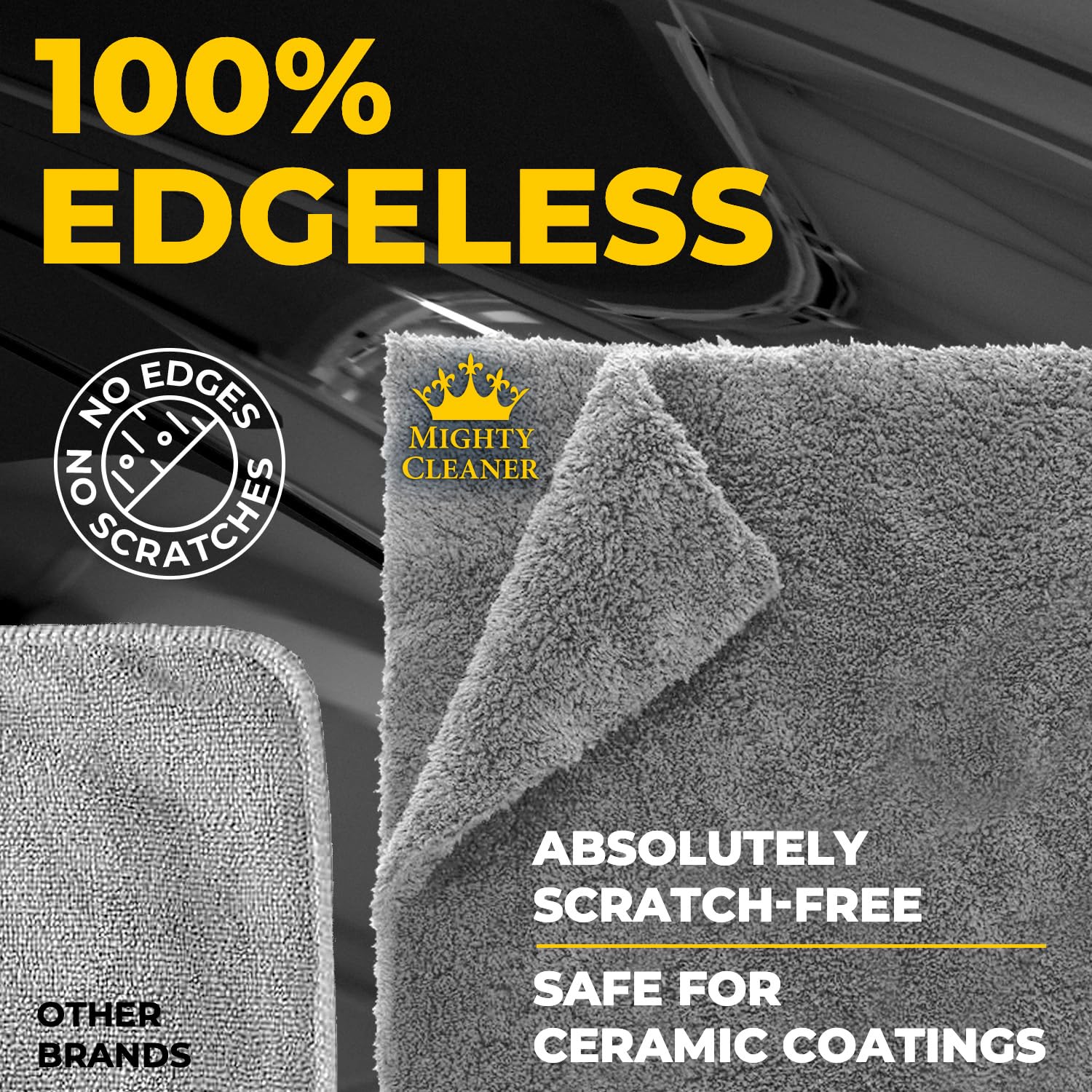 Mighty Cleaner multiuse towels reach dashboards and screens for safe cleaning