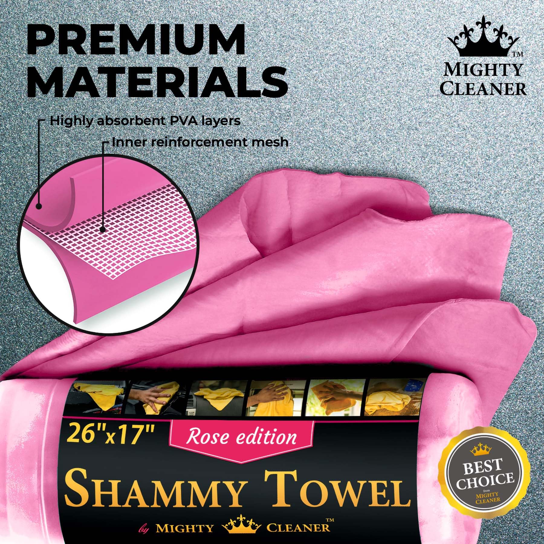 Mighty Cleaner new colors enable easy color-coding for different tasks.