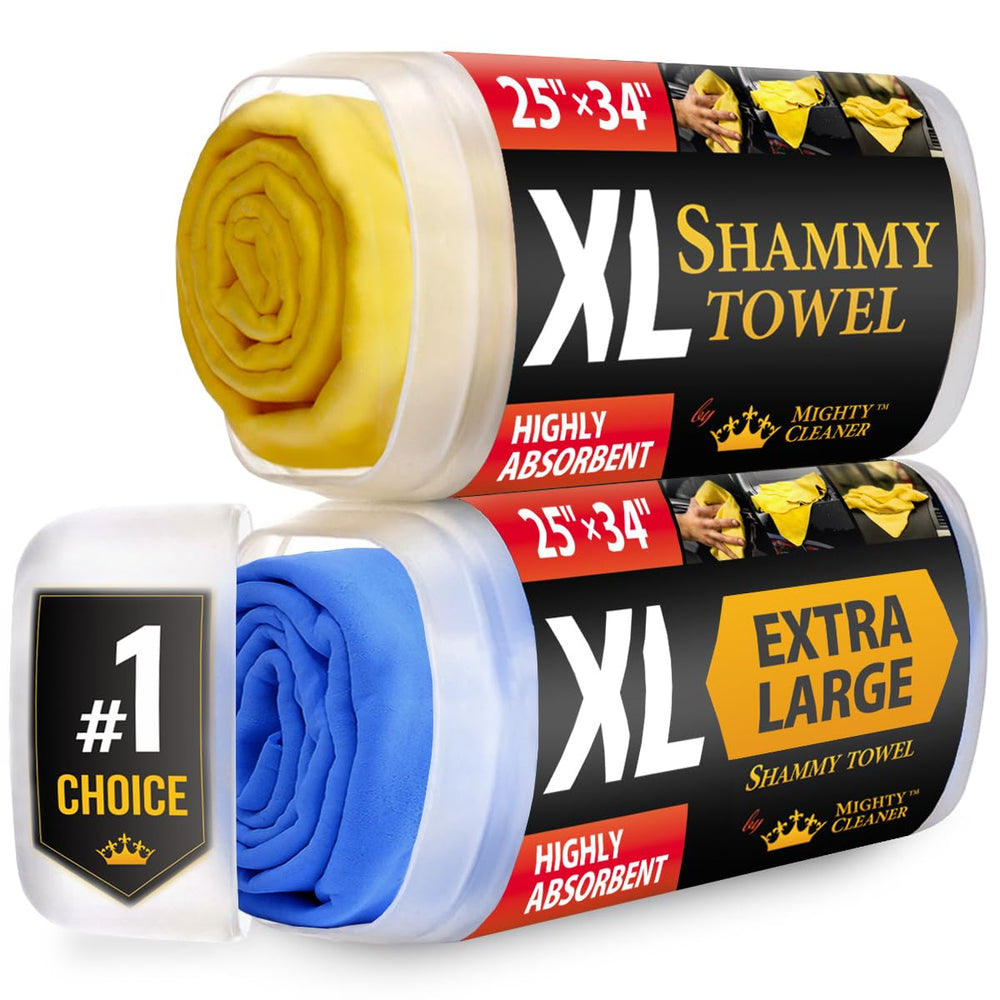 Mighty Cleaner Premium XL Shammy car drying 1: fast, spot-free drying for your vehicle