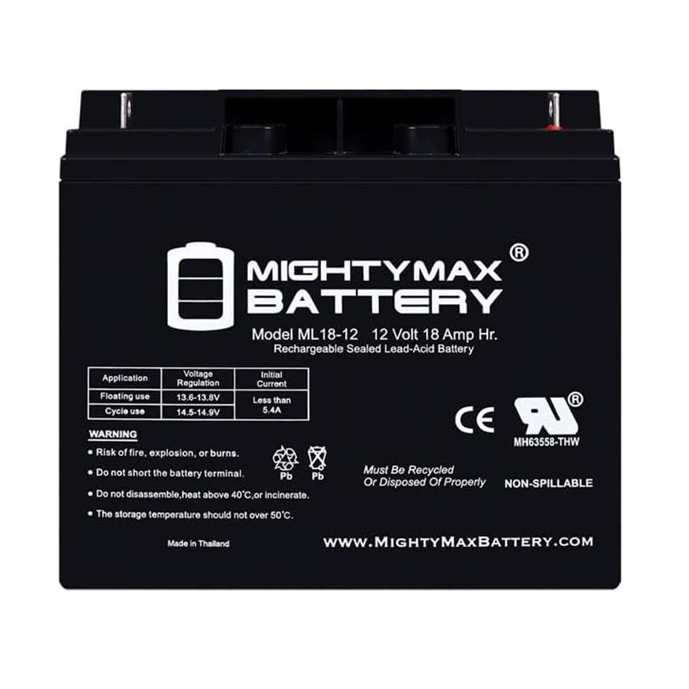 One-year warranty and support for Mighty Max Battery.
