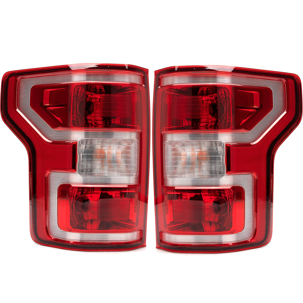 MiKaFex brake tail light driver side for Ford F-150 2018-2020 with halogen bulbs for direct replacement