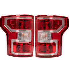 MiKaFex brake tail light driver side for Ford F-150 2018-2020 with halogen bulbs for direct replacement
