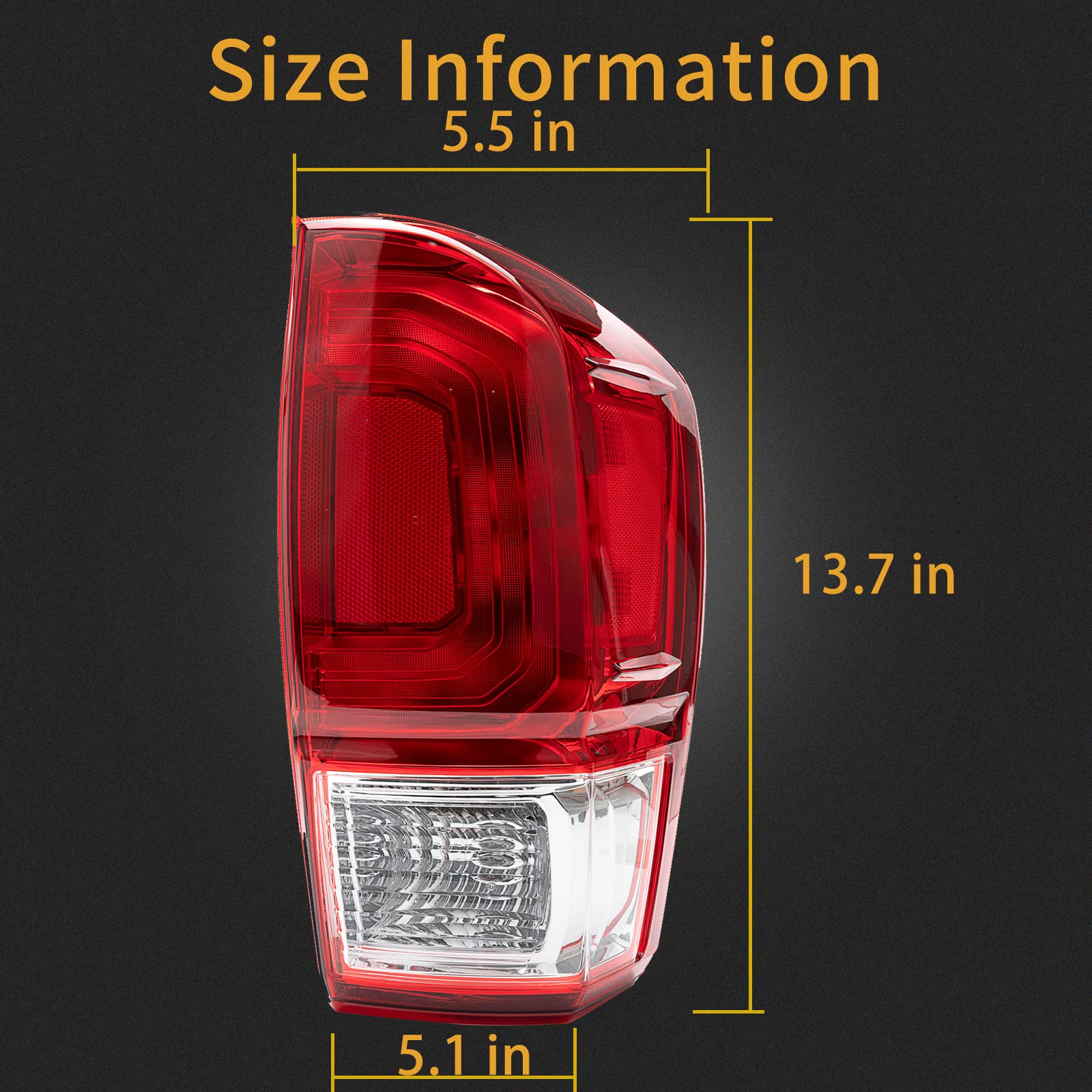 MiKaFex clear and red lens provides bright, even illumination