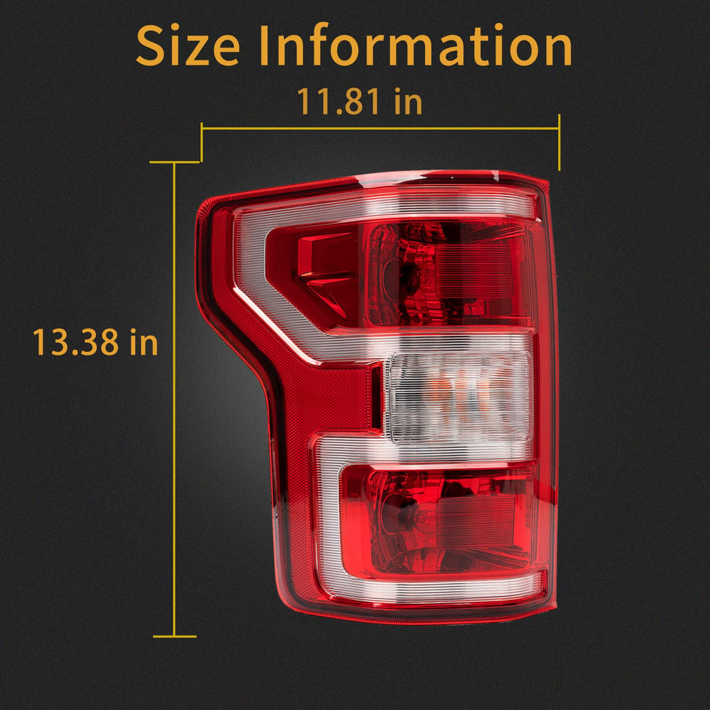 MiKaFex durable ABS plastic tail light built to resist wear and humidity