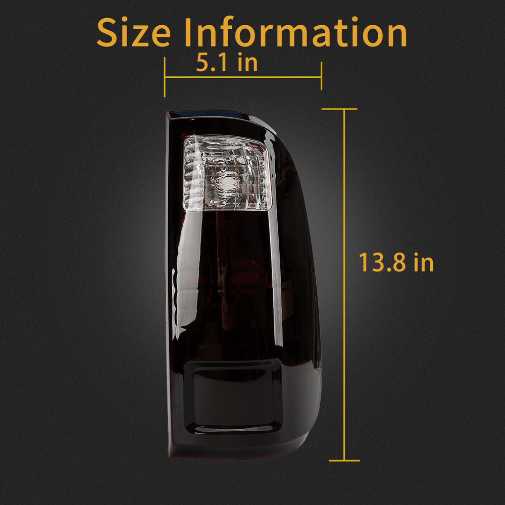 MiKaFex Ford Super Duty tail-lamp in smoke red for durability.