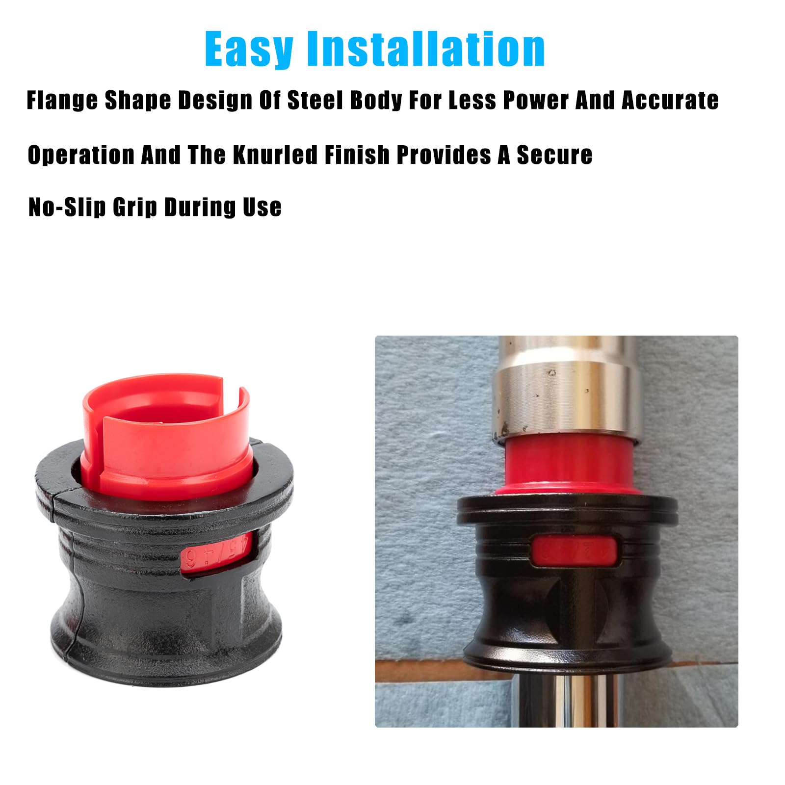 MiKaFex 42-43mm adapter promotes precise seal seating