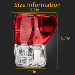 MiKaFex rear brake lamp with durable ABS resists wear