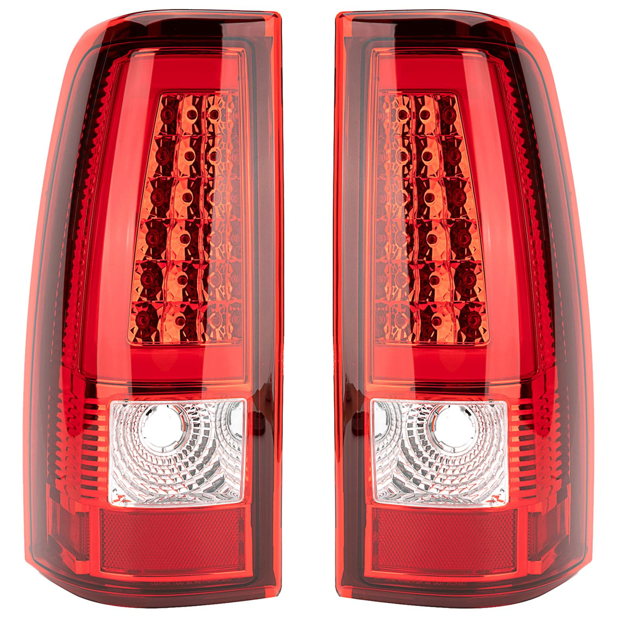 MiKaFex tail light assembly for Chevy Silverado 2003-2006, driver-side direct-fit.