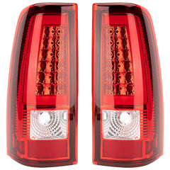 MiKaFex tail light assembly for Chevy Silverado 2003-2006, driver-side direct-fit.