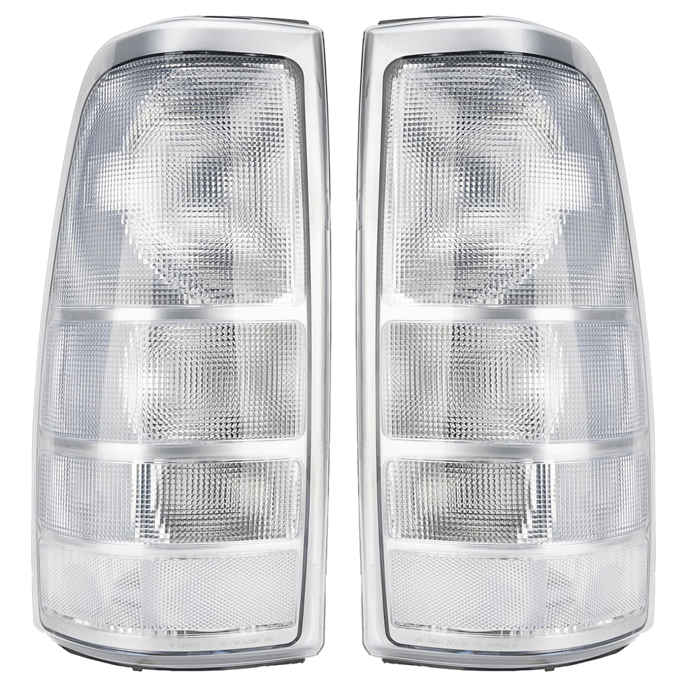 MiKaFex tail light assembly for Chevy Silverado driver side enhances visibility and fit.