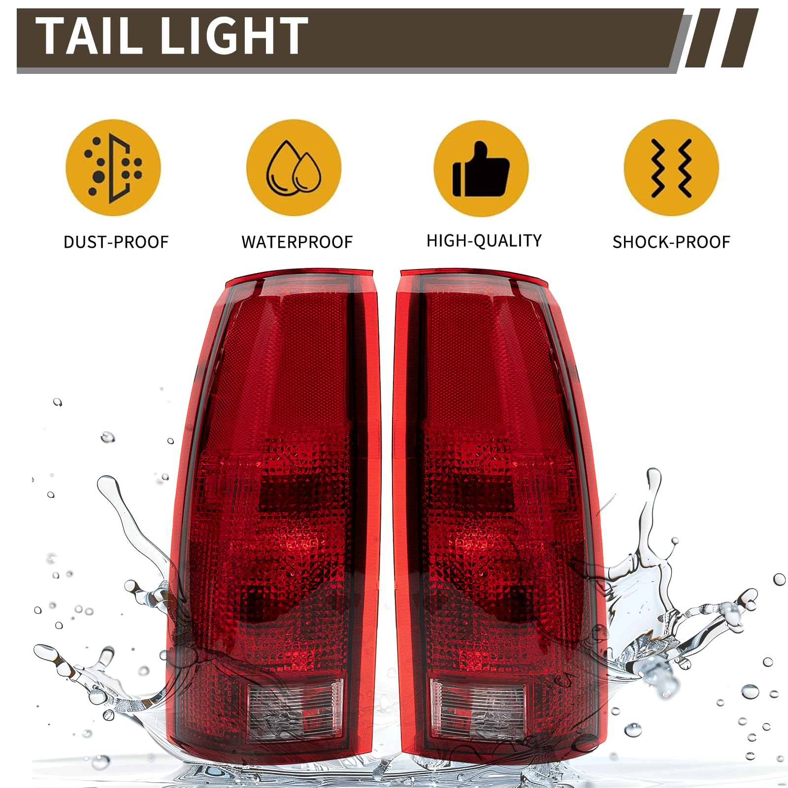 MiKaFex tail light assembly with circuit board included for plug-and-play compatibility