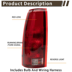 MiKaFex driver-side tail light for GM C/K pickup ensures precise fit and signaling