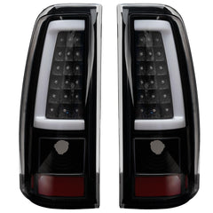 MiKaFex tail light assembly, driver side, smoke black LED for clear visibility and reliable braking.