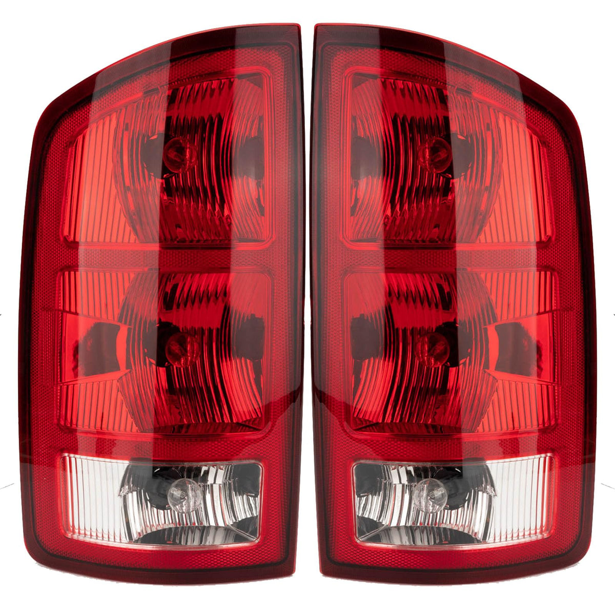 MiKaFex tail light assembly driver side with bulb enhances visibility for Dodge Ram