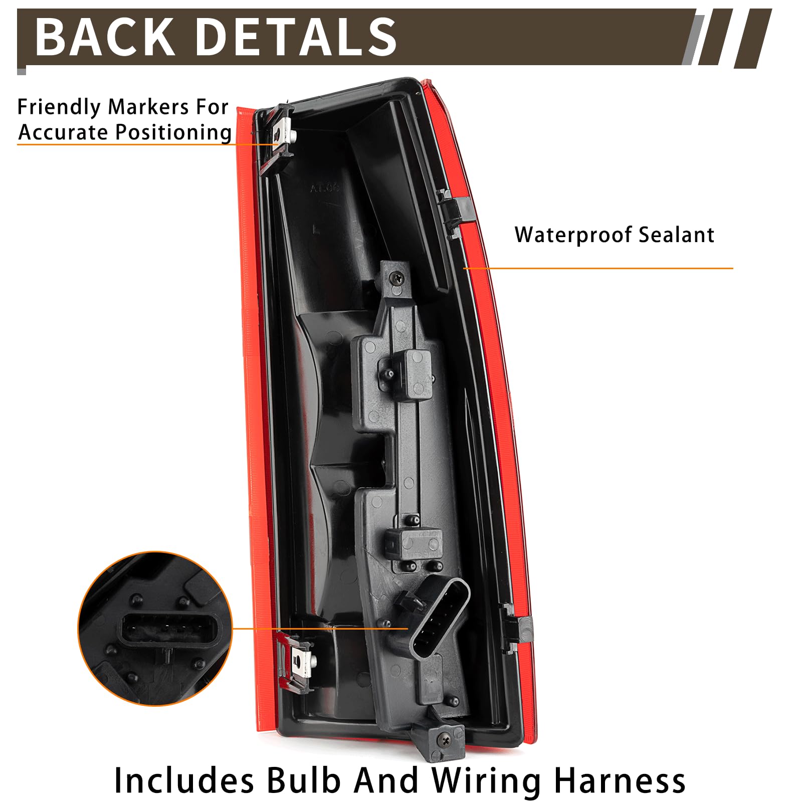 MiKaFex passenger-side tail light for GM C/K pickup delivers reliable performance