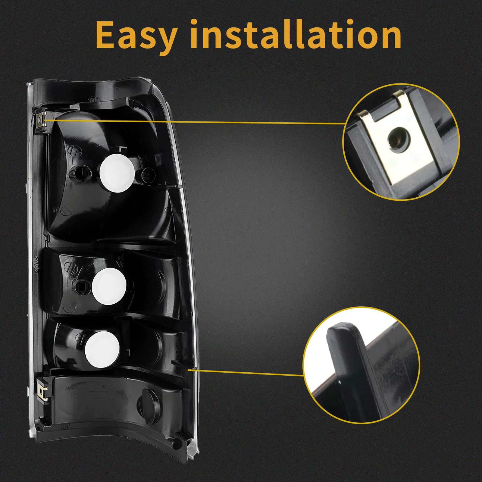 MiKaFex tail light assembly mounted on vehicle rear view for safety and style.