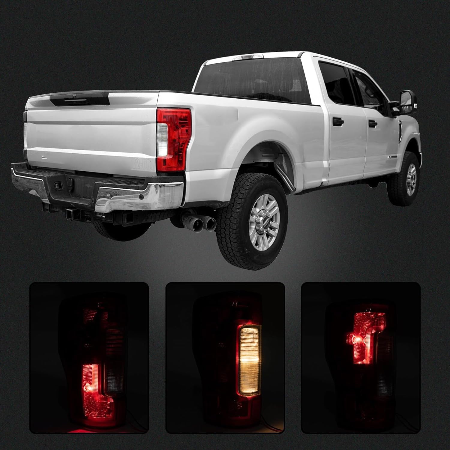 MiKaFex tail light back view highlighting weather-resistant design