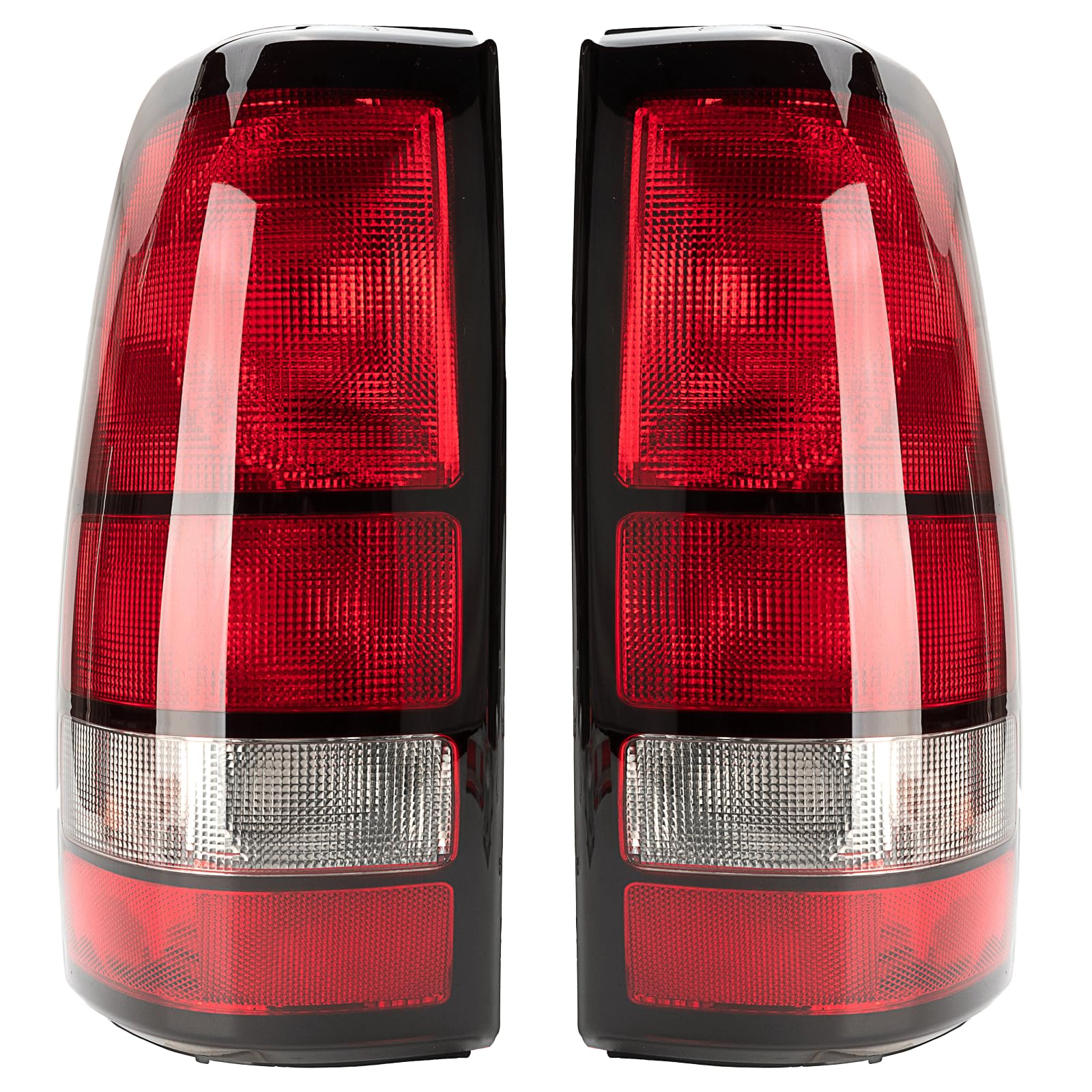 MiKaFex tail light housing rear-left with black edge for enhanced nighttime visibility.